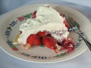 Fresh Strawberry Pie Fresh Strawberry Pie on Syracuse china