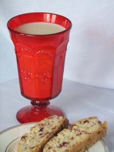 Goblet in Cherry Thumbprint pattern