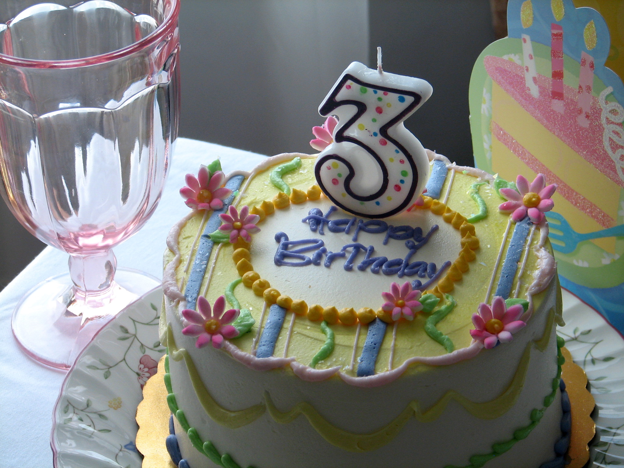 Image result for Birthday cake third birthday