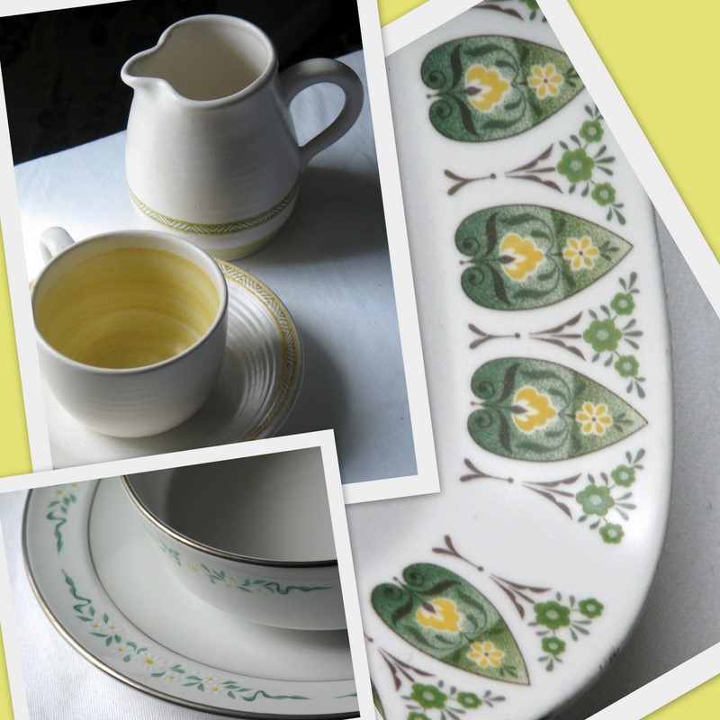 Vintage dinnerware green and yellow There are lots of choices when it comes