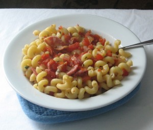 Cuisinart china soup bowl Pasta with Bacon