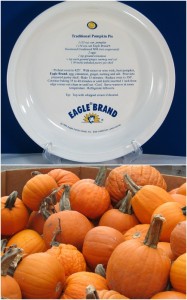 Pumpkin pie serving plate