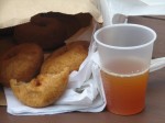 Cider and doughnuts