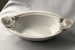 oval ceramic dish handcrafted