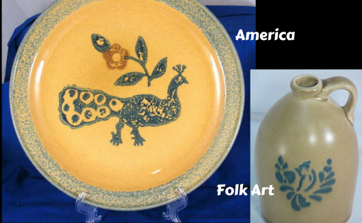 Pfaltzgraff dinnerware America and Folk Art patterns