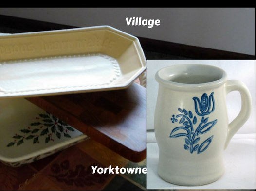 Pfaltzgraff dinnerware Village and Yorktowne